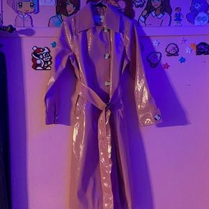 Fashion Nova Pink Trench Coat